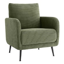 Eva Corduroy Velvet Armchair